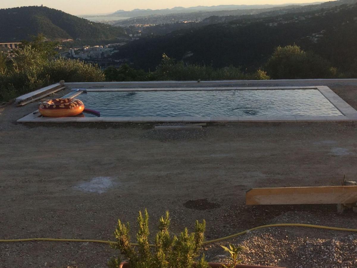 Comfortable Home In Drap With Swimming Pool 15 Km From Nice Bagian luar foto