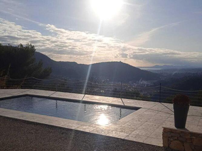 Comfortable Home In Drap With Swimming Pool 15 Km From Nice Bagian luar foto